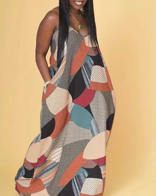 Long Multi Color Dress
