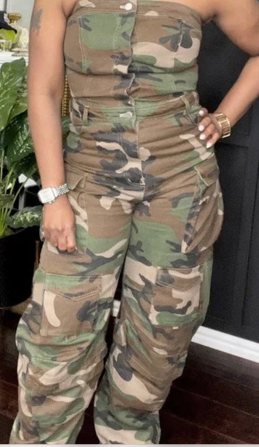 Camo Jumpsuit