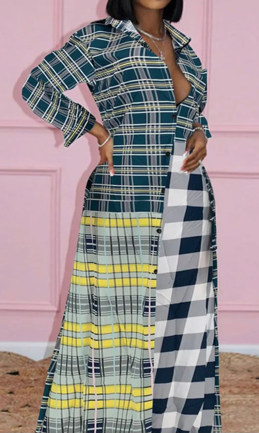 Queens Plaid Dress