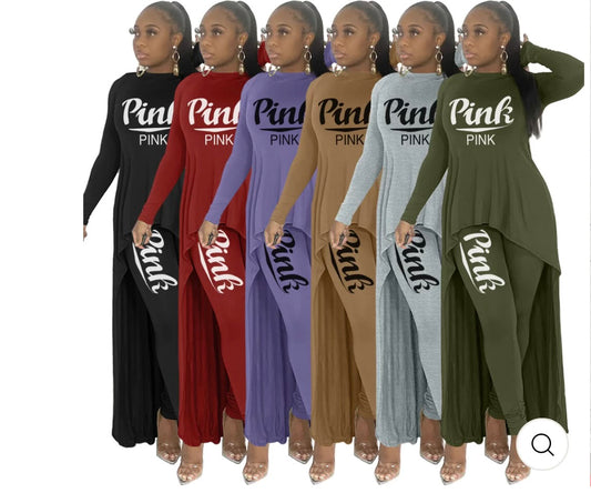 Pink two piece